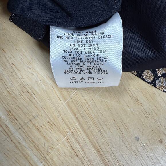 Magicsuit NWT Rita Tankini Top Gold Rush Size 12 Tiered Ruffle V-Neck Adjustable - Picture 8 of 11